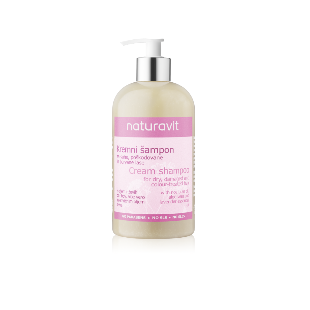 Šampon za poškodovane, suhe in barvane lase naturavit 500ml xl